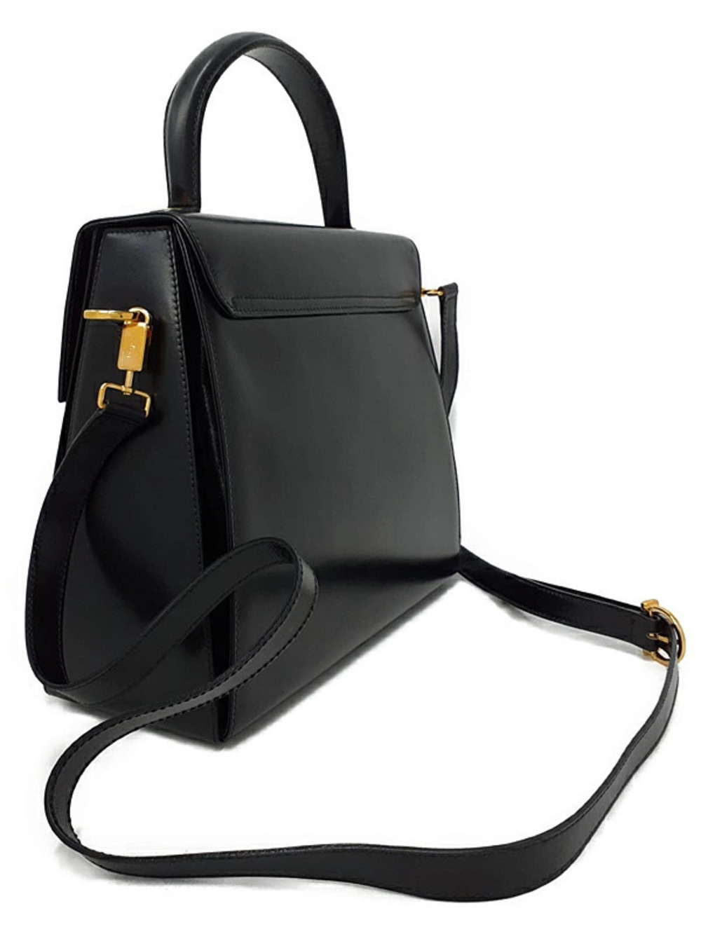 Salvatore Ferragamo Bag Gancini AK Handbag Black